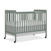 Dream On Me Carson Classic 3 in 1 Convertible Crib in Meadow Green, GreenGuard Gold & JPMA Certified Baby Crib, Comes with Locki
