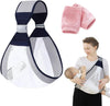 NEW DEGA Baby Carrier Newborn to Toddler, Ergonomic 3D Mesh Baby Wraps Carrier, Adjustable Baby Sling, Lightweight Breathable Ba