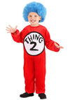 Elope Dr. Seuss Thing 1 And Thing 2 Costume For Toddlers 2T/4T