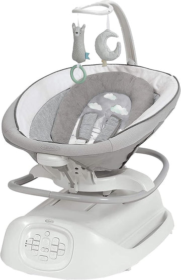 Graco Sense2Soothe 2-In-1 Baby Swing And Portable Rocker With Cry Detection Technology - Sailor