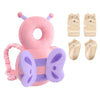 Grnstf Baby Toddler Head Protector, Baby Head Protection Backpack, Adjustable(Butterfly)