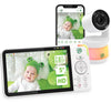 Leapfrog Lf925Hd Baby Monitor With Camera And Audio,1080P Wifi Remote Access Baby Monitor, 360 Pan & Tilt Camera, 8X Zoom, 5