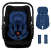 Infant Car Seat Insert for Newborn Girls Boys, Summer Mesh Baby Carseat Inserts with Strap Pads, Soft Reversible Baby Car Seat I