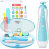Baby Nail Trimmer Electric, Fansidi Baby Nail Clippers Safe Baby Nail File Kit With Extra 12 Replacement Pads, Trim Polish Groom