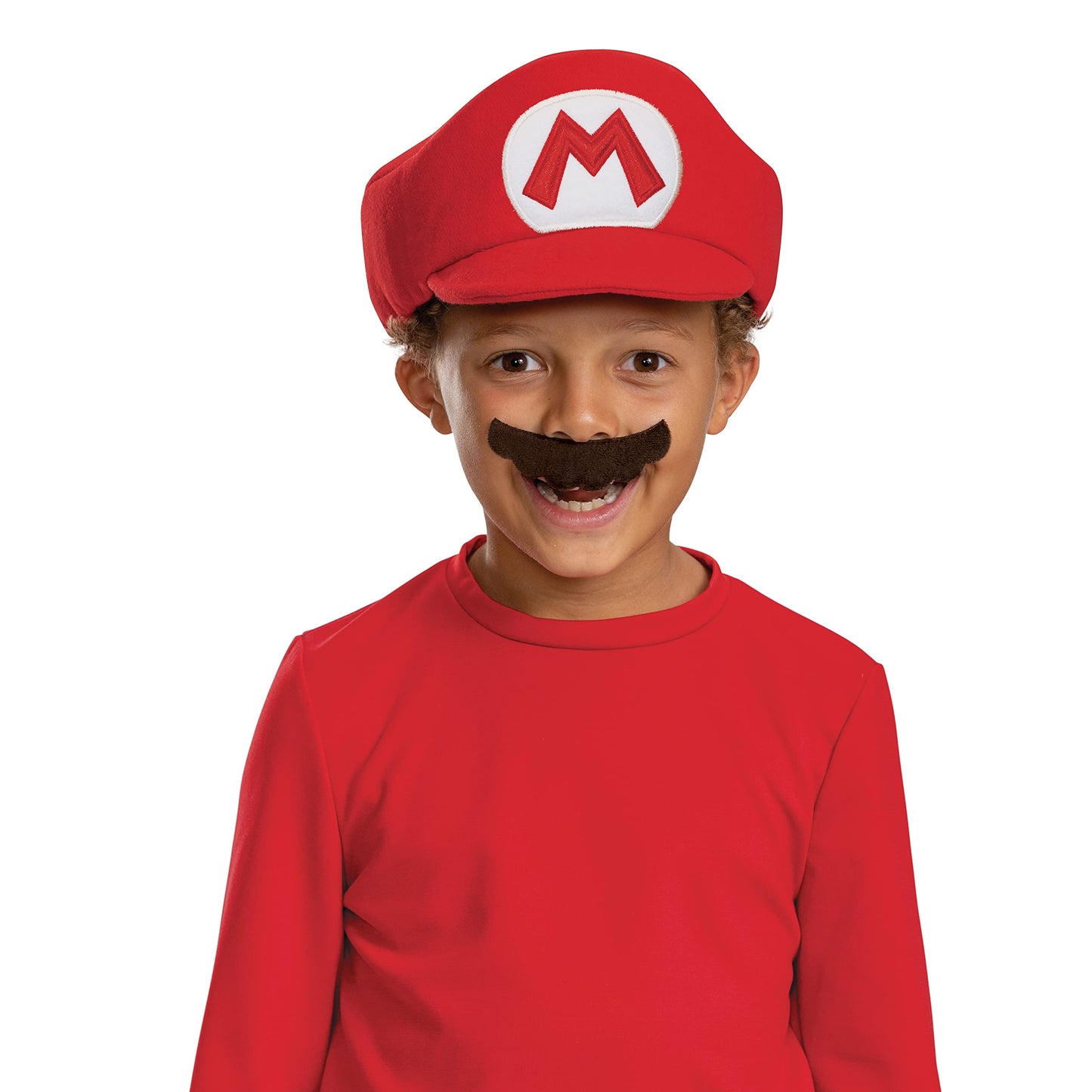 Super Mario Bros Mario Hat And Mustache Child Costume Kit