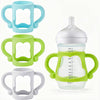 Vanpet Baby Bottle Handles For Avent Natural Baby Bottle, Easy-Grip Transitional Sippy Cup Handles, Compatible With Philips Aven
