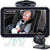 Dohonest Baby Car Camera 7-Inch: Usb Plug And Play Easy Setup 360 Rotating Backseat Camera Two Kids Hd 1080P Rear Facing Car Sea