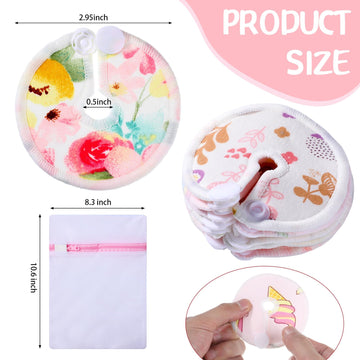 Yungyan 24 Pieces G Tube Covers Reusable Feeding Button Pads Soft G J Tube Button Covers Washable Nursing Breast Pads For Kid Ba