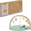 Fisher-Price Wood Baby Playmat Lay & Play Deluxe Activity Gym With Wooden Frame & Tummy Time Sensory Toys For Newborns 0+ Months