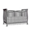 Dream On Me Violet 7-In-1 Convertible Life Style Crib In Steel Grey, Greenguard Gold Certified, 4 Mattress Height Settings, Made