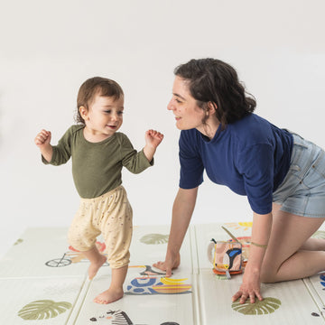 Taf Toys Extra-Large Cushioned Folded Baby Play Mat Foam Play Mat, 79' X 59' Large Baby Mat For Floor Foldable Playmats For Ba