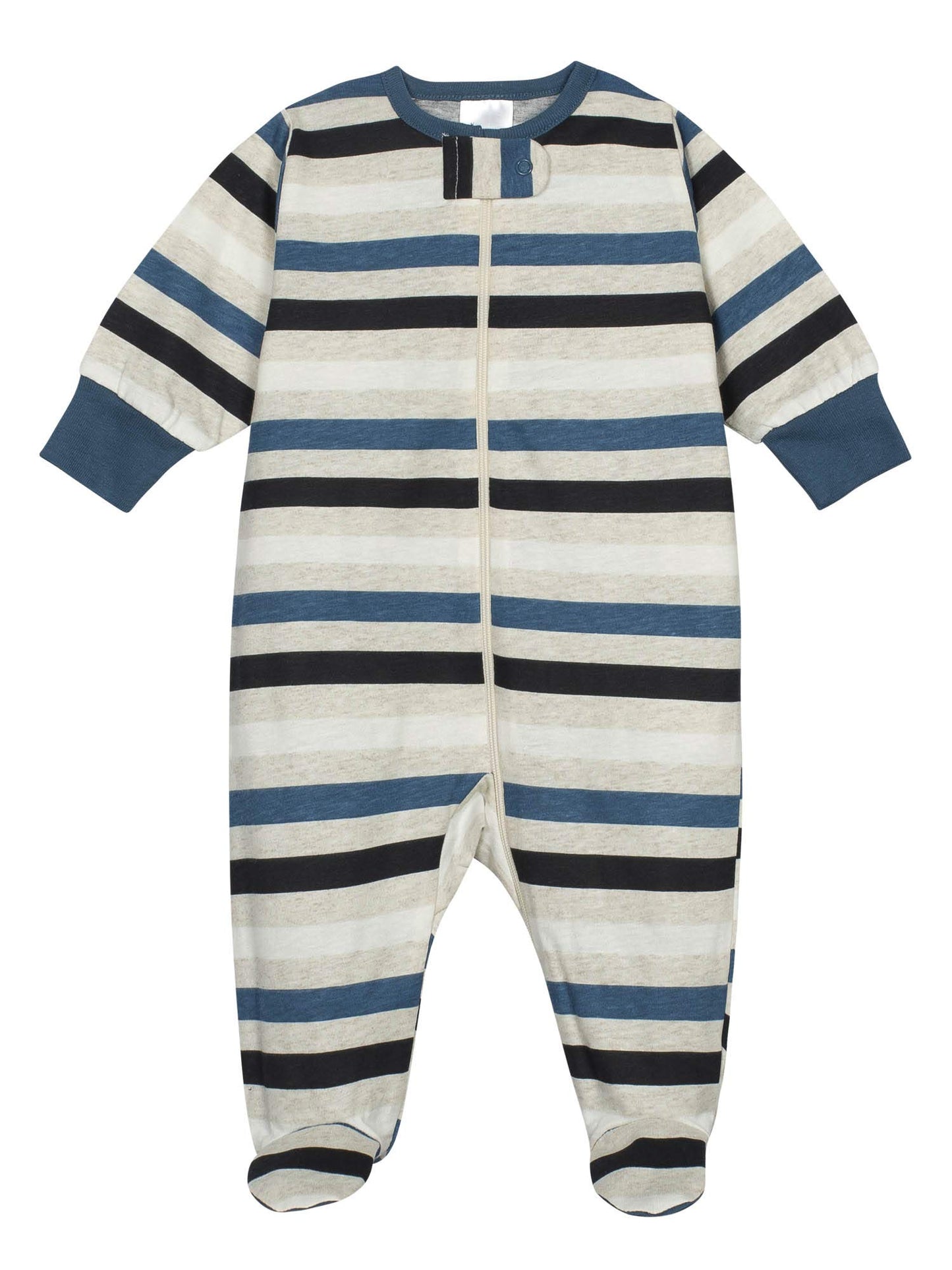 Onesies Brand Baby Boys 4-Pack 'N Plays Footies And Toddler Sleepers, Tiger Blue, 0-3 Months Us