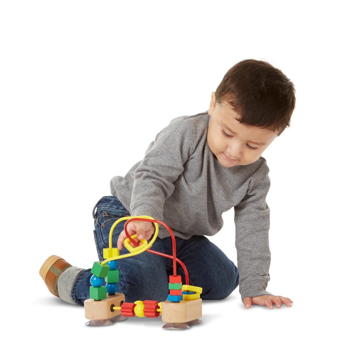 Melissa & Doug First Bead Maze - Wooden Educational Toy 4.2 x 7 x 8.6 inches ; 1.3 pounds