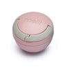 melii Pacifier Pod - Grey & Pink - Pacifier Storage Container with Carabiner Clip