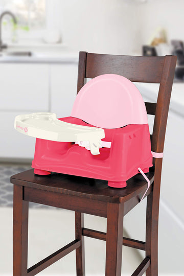 Safety 1St Easy Care Swing Tray Feeding Booster, Coral Crush, One Size