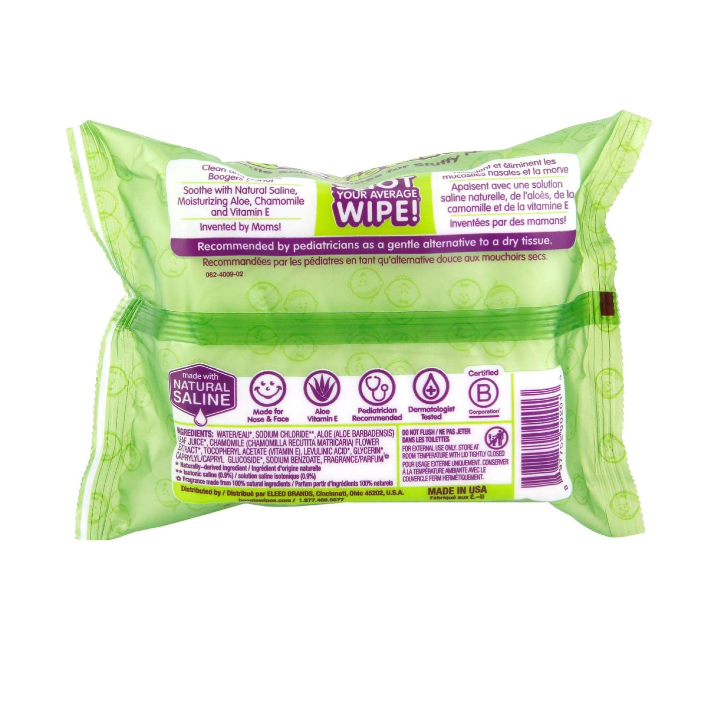 Baby Wipes By Boogie Wipes, Fsa/Hsa Eligible, Wet Wipes For Face, Hand, Body & Nose, Made With Vitamin E, Aloe, Chamomile And Na