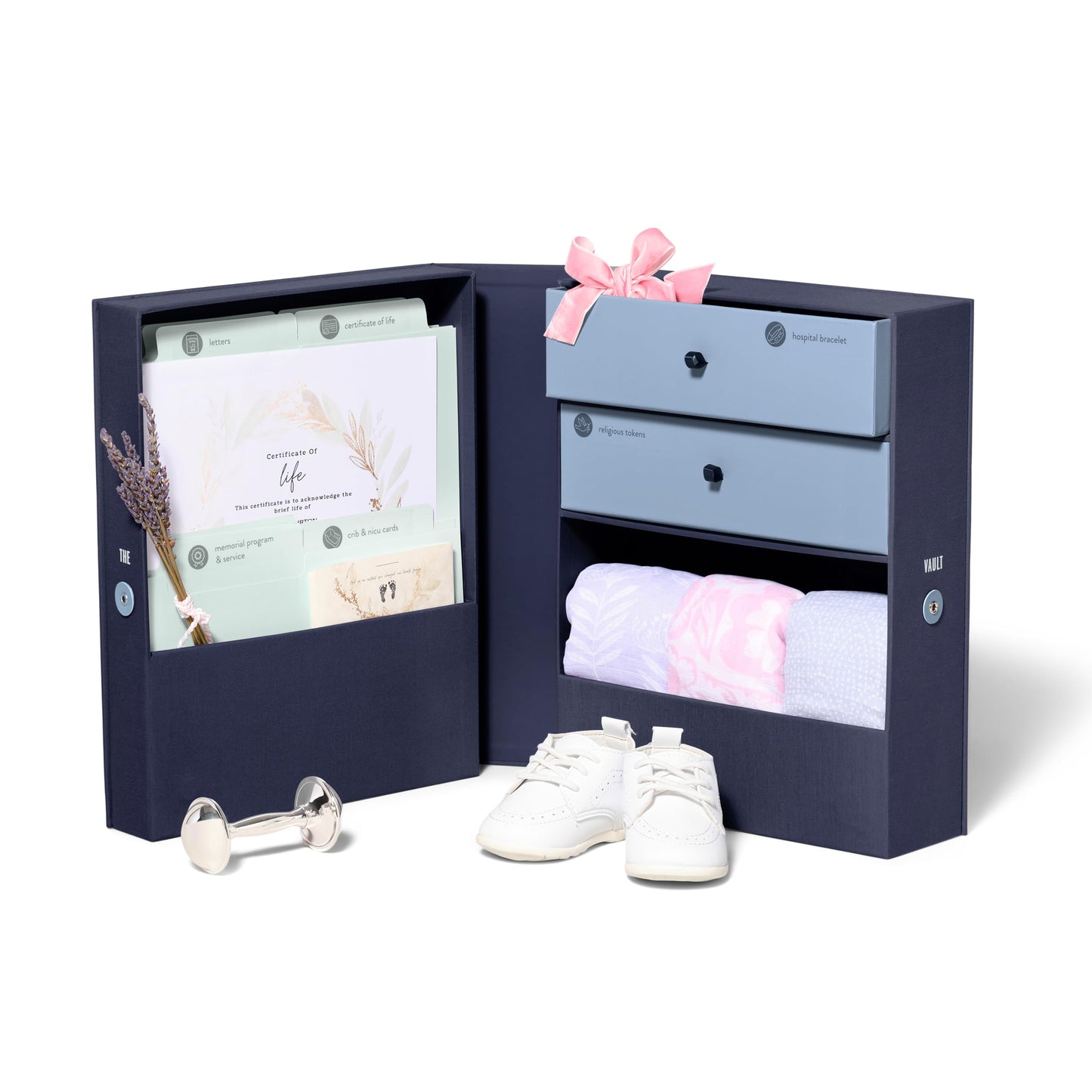 Savor | Baby Loss and Remembrance Keepsake Organizer | The Baby Remembrance Keepsake Box Provides a Special Memorial for a Belov