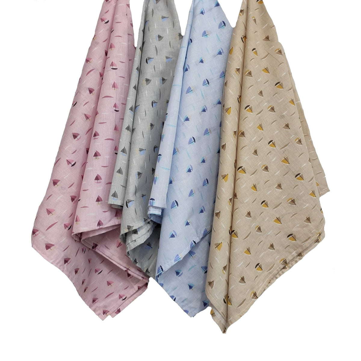Trance Home Linen Super Soft 100% Cotton New Born Baby Swaddle Wrap,New Born Babies Soft Pure Cotton Sheets,Ideal Baby Shower Gi