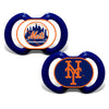 Masterpieces Nym2000: New York Mets Pacifier 2-Pack