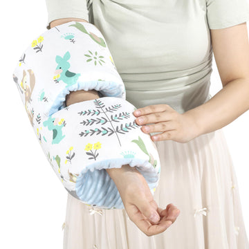 Hombys Cozy Cradle Arm Pillow For Feeding Baby,Middle Opening Design Arm Breastfeeding Pillow, Nursing Pillows For Breastfeeding