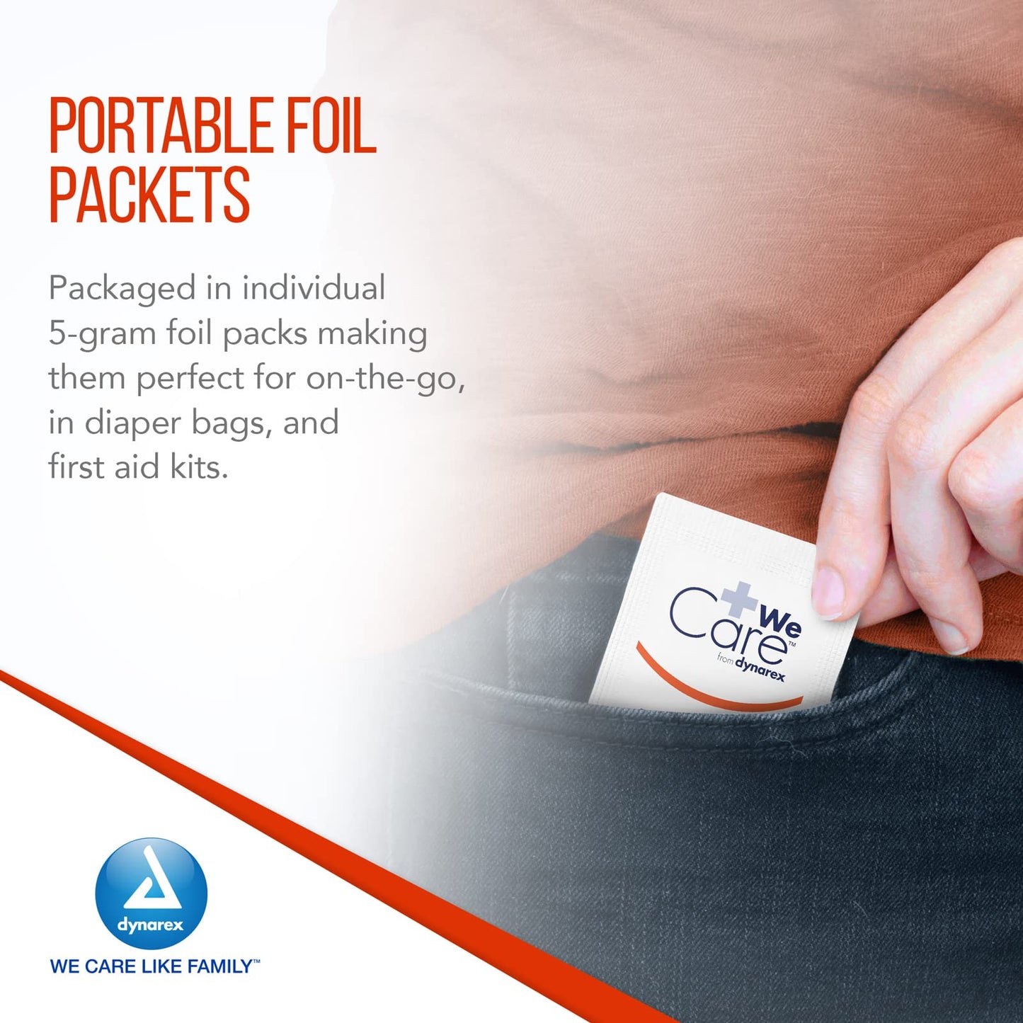 Dynarex White Petrolatum, Petroleum Jelly Ointment To Help Prevent And Treat Skin Irritation, Diaper Rash And Dryness, White, 14