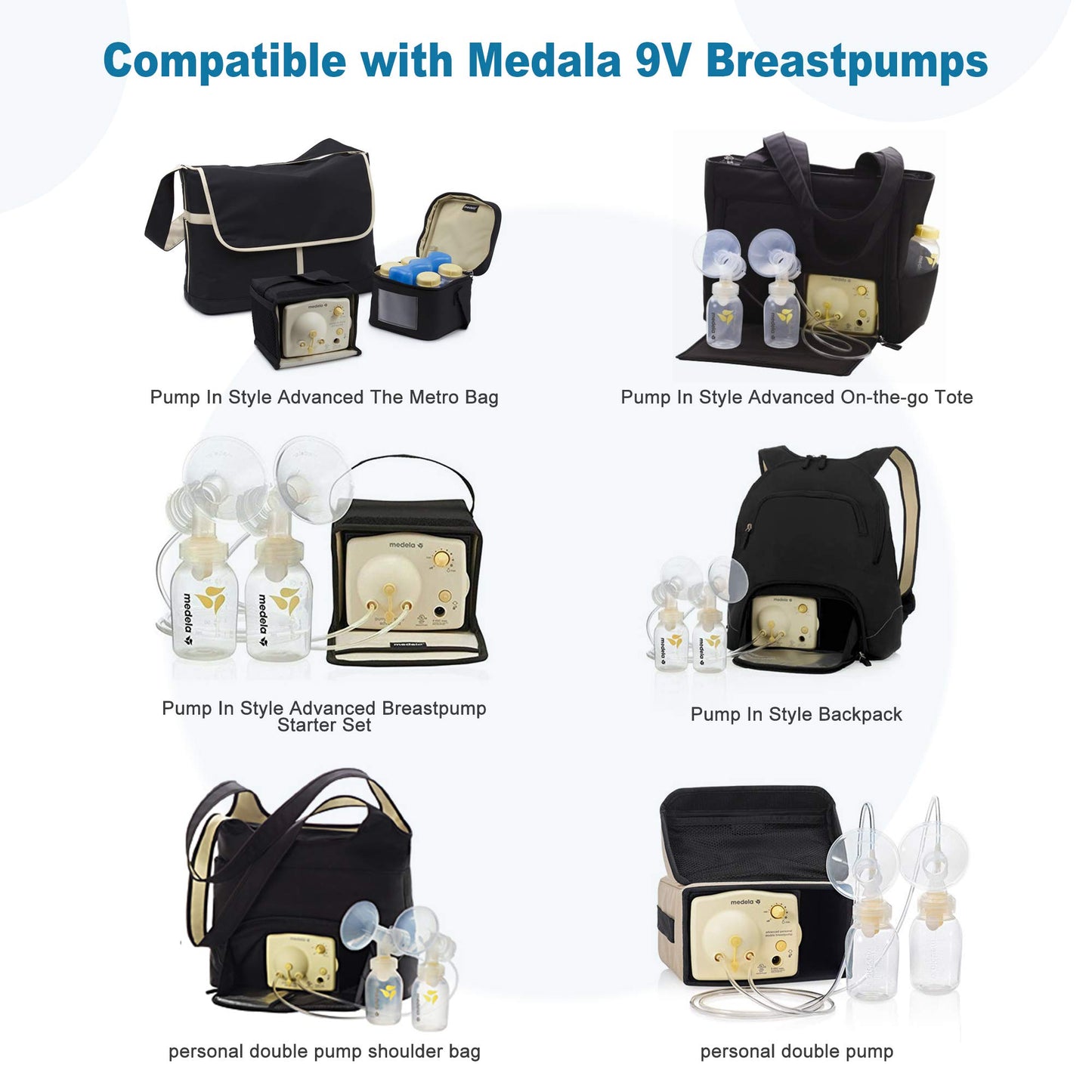 Pwron 9V Ac To Dc Adapter Compatible With Medela Pump In Style Advanced Breast Pumps - Replacement For Models #9207010 Power Sup