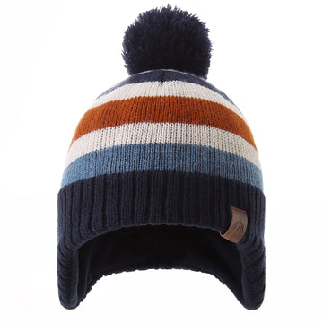 Moon Kitty Baby Hats For Boys And Girls - Upgrade Soft Pompom Fleece Lining Boys Winter Earflap Hat