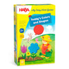 HABA My Very First Games - Teddys Colors & Shapes Educational Games & Toddler Activities with Wooden Pieces for Learning Colors,
