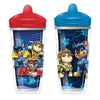 Playtex Baby Sipsters Stage 3 Paw Patrol Spout Cups, Spill-Proof, Leak-Proof, Break-Proof - Red & Blue, 9 Oz, 2 Count