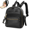 Miss Fong Mini Diaper Bag Backpack Leather Diaper Bag, Baby Diaper Bag, Small Diaper Bag, 11 Pockets Diaper Bag Organizer With H