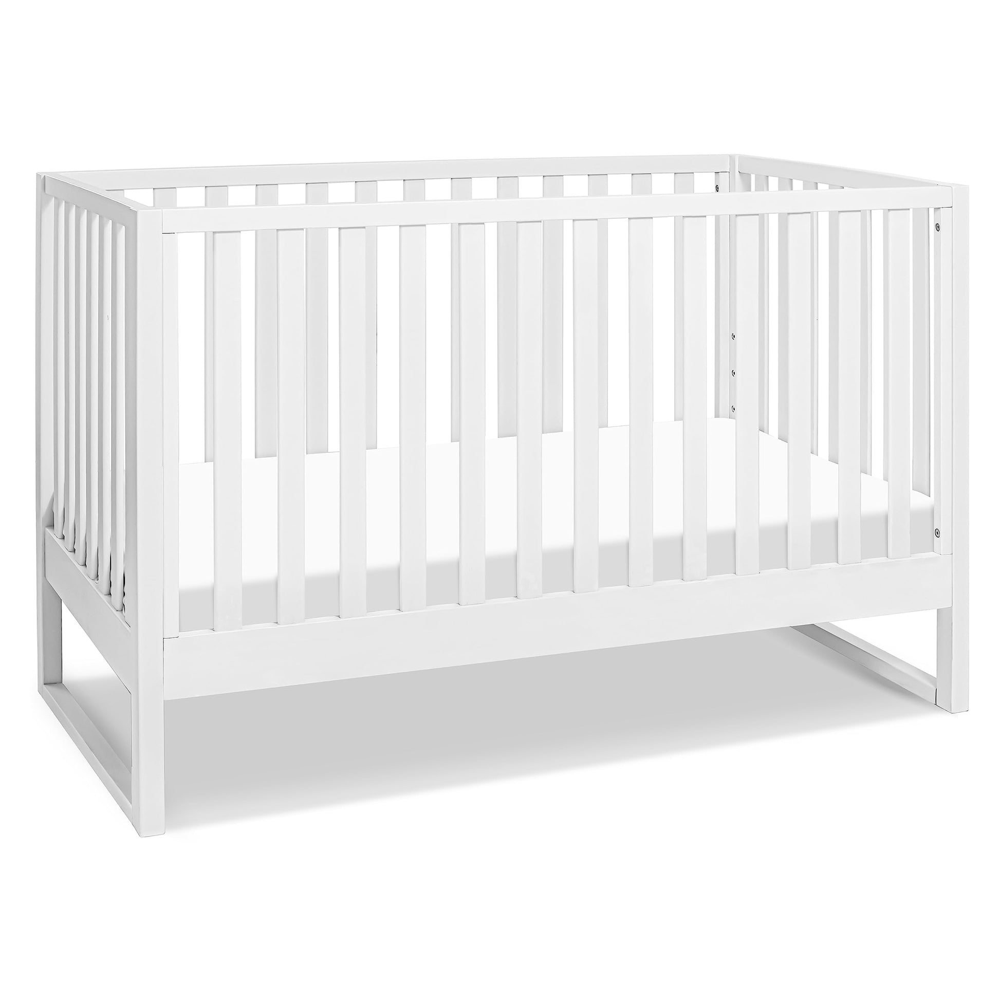 Davinci Hunter 3-In-1 Convertible Crib, White, Easy Assemble, Greenguard Gold Certified