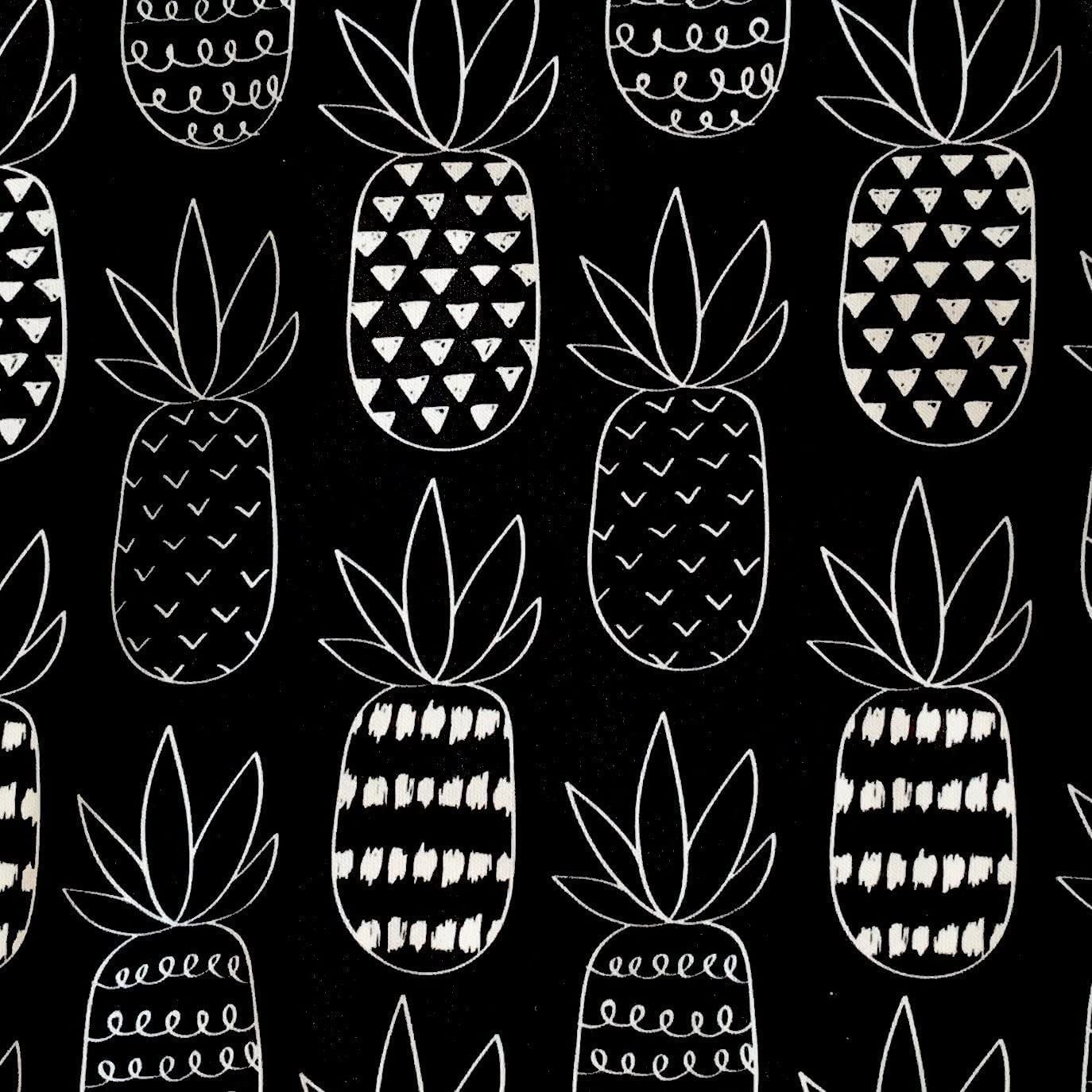 Bapronbaby Pineapple Monochrome Splash Mat - Waterproof Catch-All For Under High Chairs, Floors, Tables, Playtime Or Arts & Craf