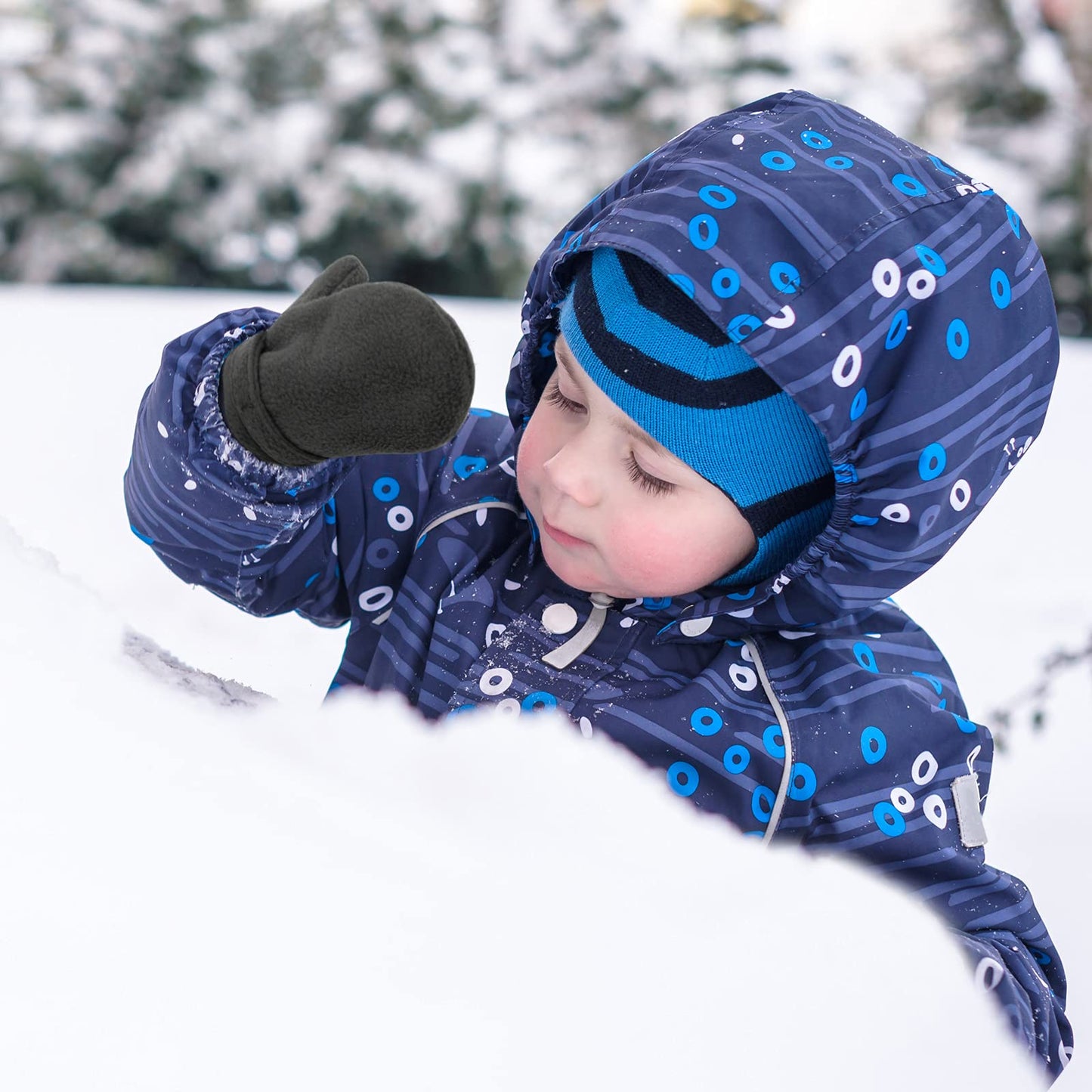 Kids Winter Gloves Toddler Gloves Ages 2-4 Baby Boy Mittens Gloves Black Gloves Kids Mittens For Toddler Girls