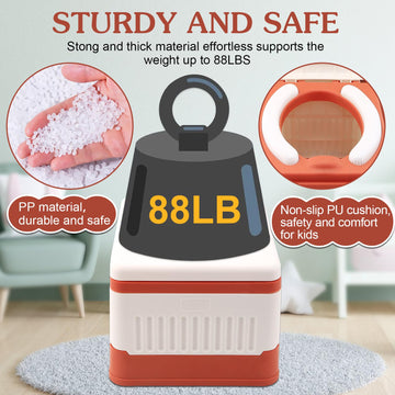 Fabulas Portable Potty For Toddler Travel, Foldable Travel Potty Training Toilet Seat For Kids Boys Girls, Emergency Mobile Toil