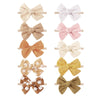 Dreshow Bqubo Baby Girl Bows And Headbands Cute Headbands With Bow Nylon Hairbands Handmade Hair Accessories For Newborn Infant