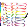 Baby Bottle Labels For Daycare Supplies, 128Pcs Waterproof Daycare Labels Self Laminating, Dishwasher Safe, Name Labels For Kids