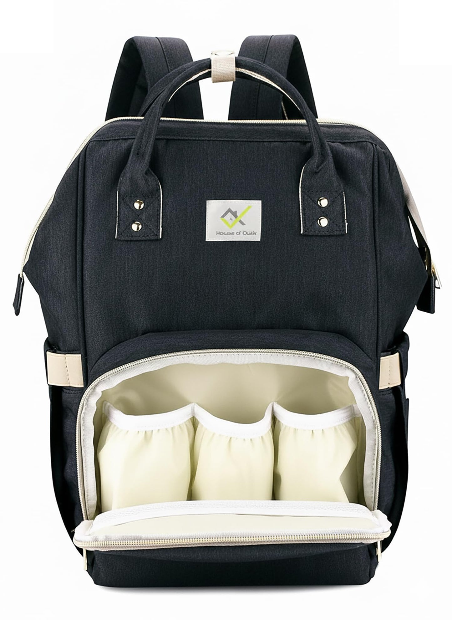 House Of Quirk Baby Diaper Bag Maternity Backpack (Sheep Printed)