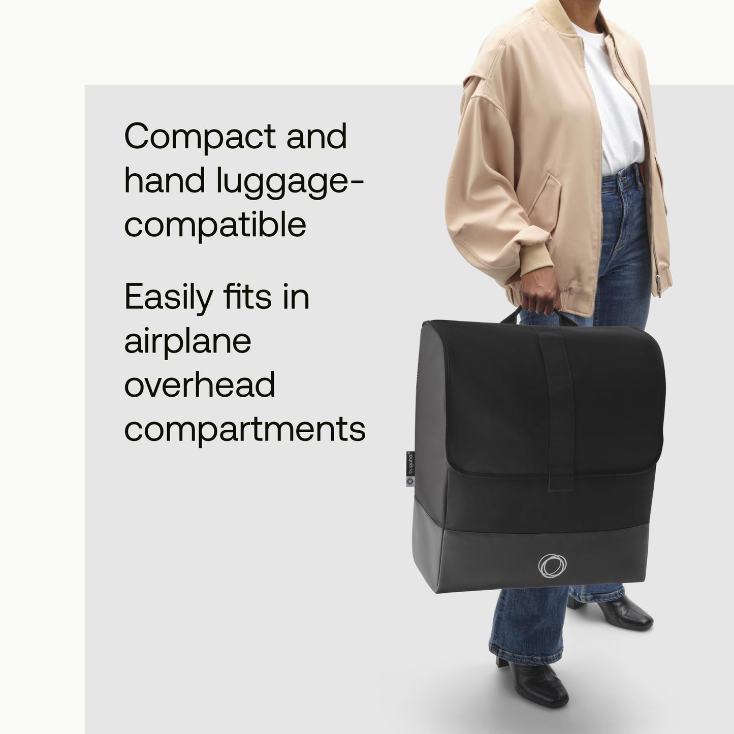 Bugaboo Butterfly Transport Bag Butterfly Stroller - Easy For Travel Or Storage - Black