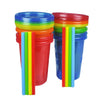 The First Years Take & Toss Straw Cups,10 Ounce, 8 Spill Proof Cups - Great For On The Go