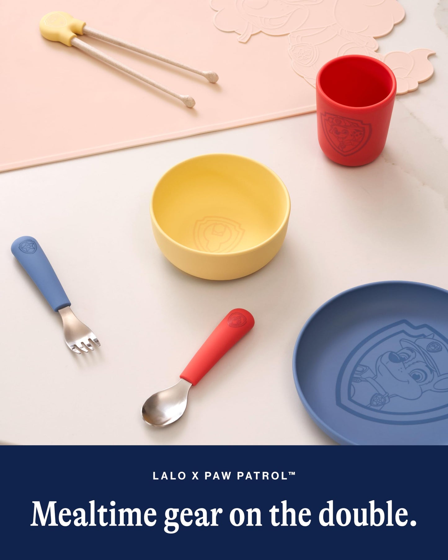 Lalo Paw Patrol Dinnerware Sets For Toddlers And Kids - Dishwasher Safe Tableware, Bpa Free, Kids Dishes - Includes Bowl, Plate