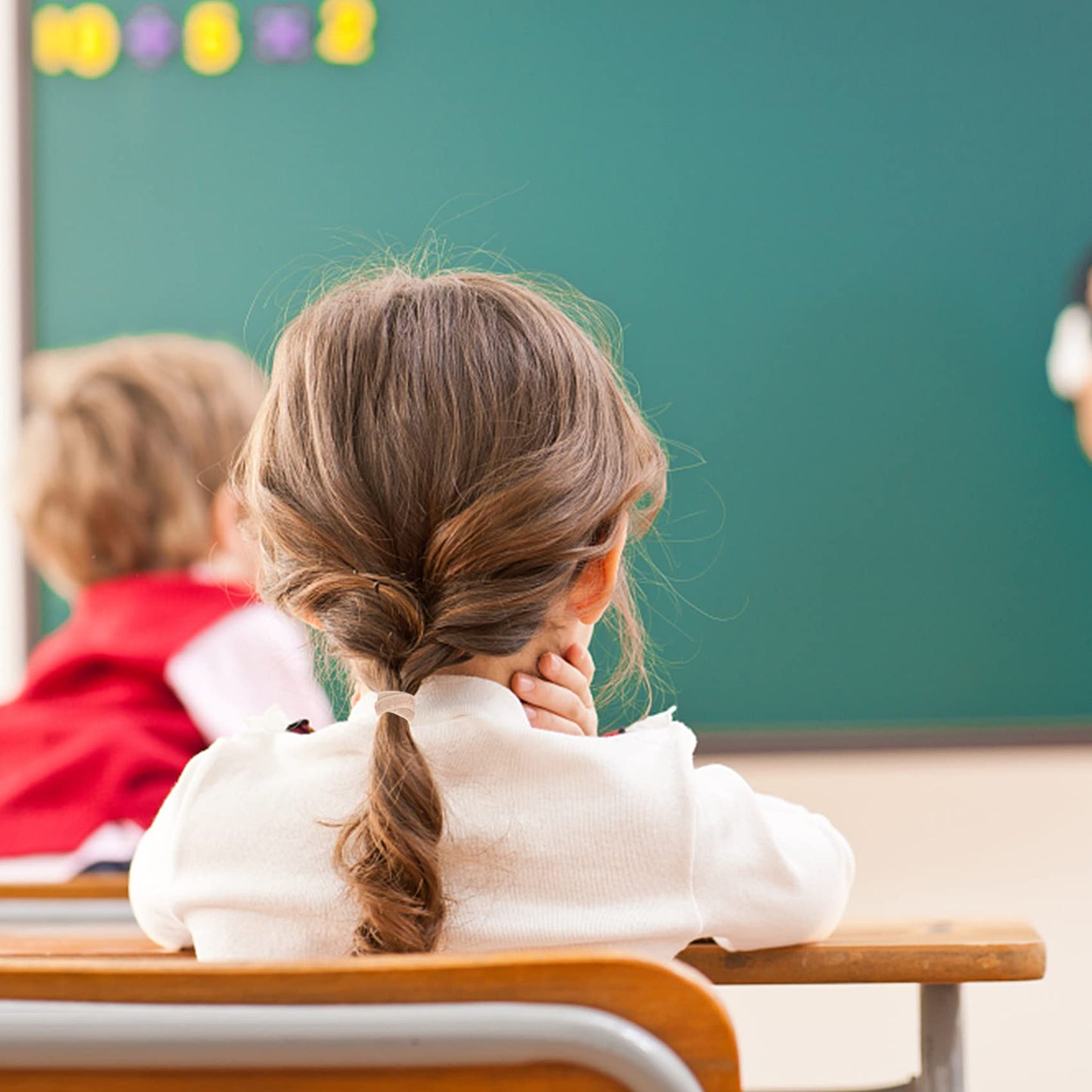 Qarwayoc Mini Hair Ties For Girls, Toddlers And Infants - Tiny No Damage Ponytail Holders And Bands (Diameter 1 Inch, 4 Colors)