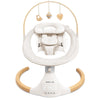 Jool Baby Nova Nature Baby Swing for Newborns with Natural Wood Toys, Electric Motorized Infant Swing, Bluetooth Music, Remote (