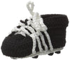 Jefferies Socks Baby-Boys Soccer Cleats Crochet Bootie, Black, Newborn