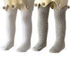Century Star Baby Tights Toddler For Girls Solid Knit Socks Soft Cotton Infant Leggings Warm Stockings Newborn Pants 2-White Gra