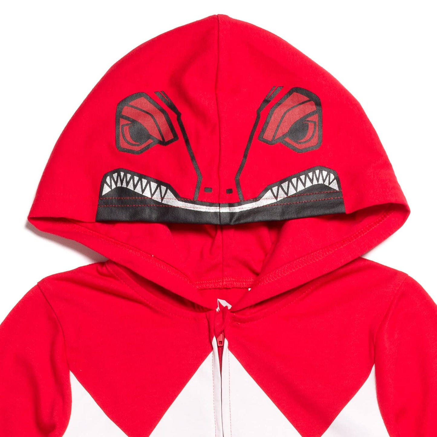 Power Rangers Red Ranger Toddler Boys Zip Up Cosplay Coverall 3T