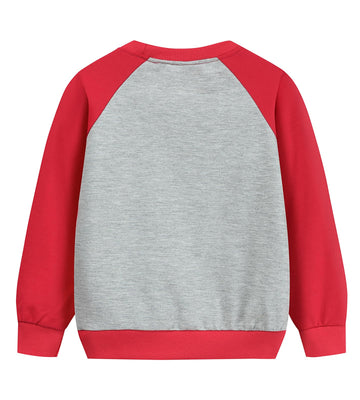 Baby Boy Sweatshirt Dino Valentine'S Day Love Heart Crusher Monster Truck Round Neck Long Sleeve Shirts Kid Pullover 4T