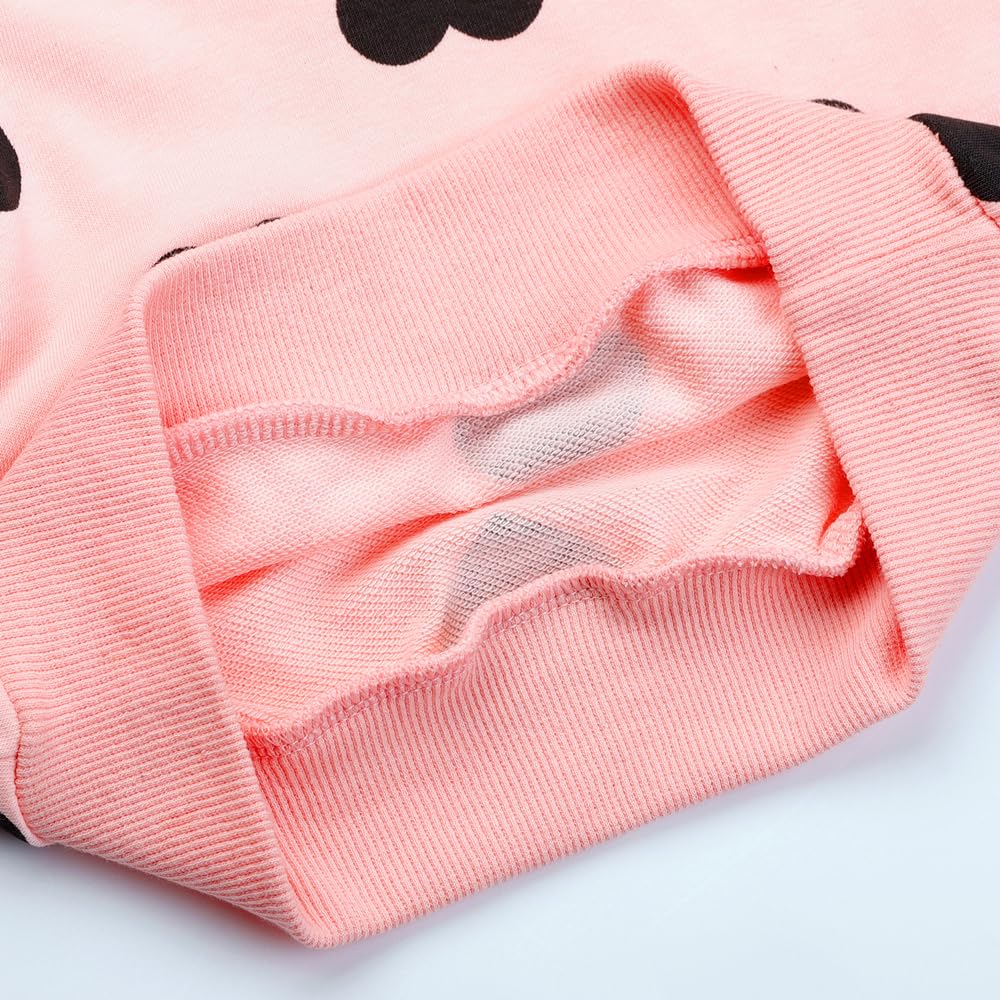 Zarmfly Toddler Girls Valentines Sweatshirts Girl Heart Shirts Girls Heart Clothes Sweater Girl Shirt Kids Pullover Long Sleeve