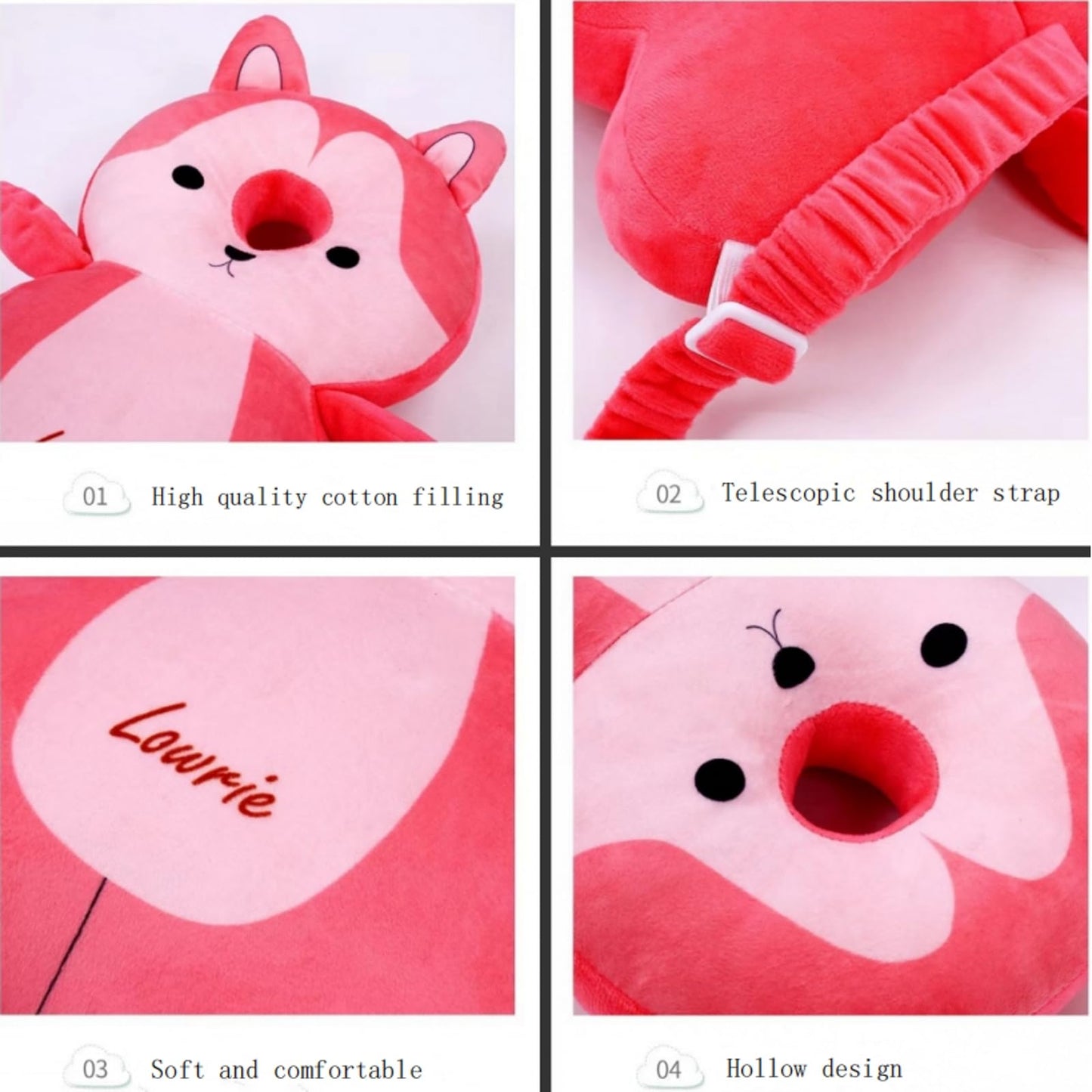 Loisdaro Baby Head Protector Adjustable Head Protection Backpack With Safety Mat Suitable For Head Protection, Crawling And Walk