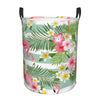 Pevtufa Tropical Flamingo Foldable Laundry Basket Organizer,Fabric Clothes Toy Storage Basket Nursery Hamper Storage Bin For Hou