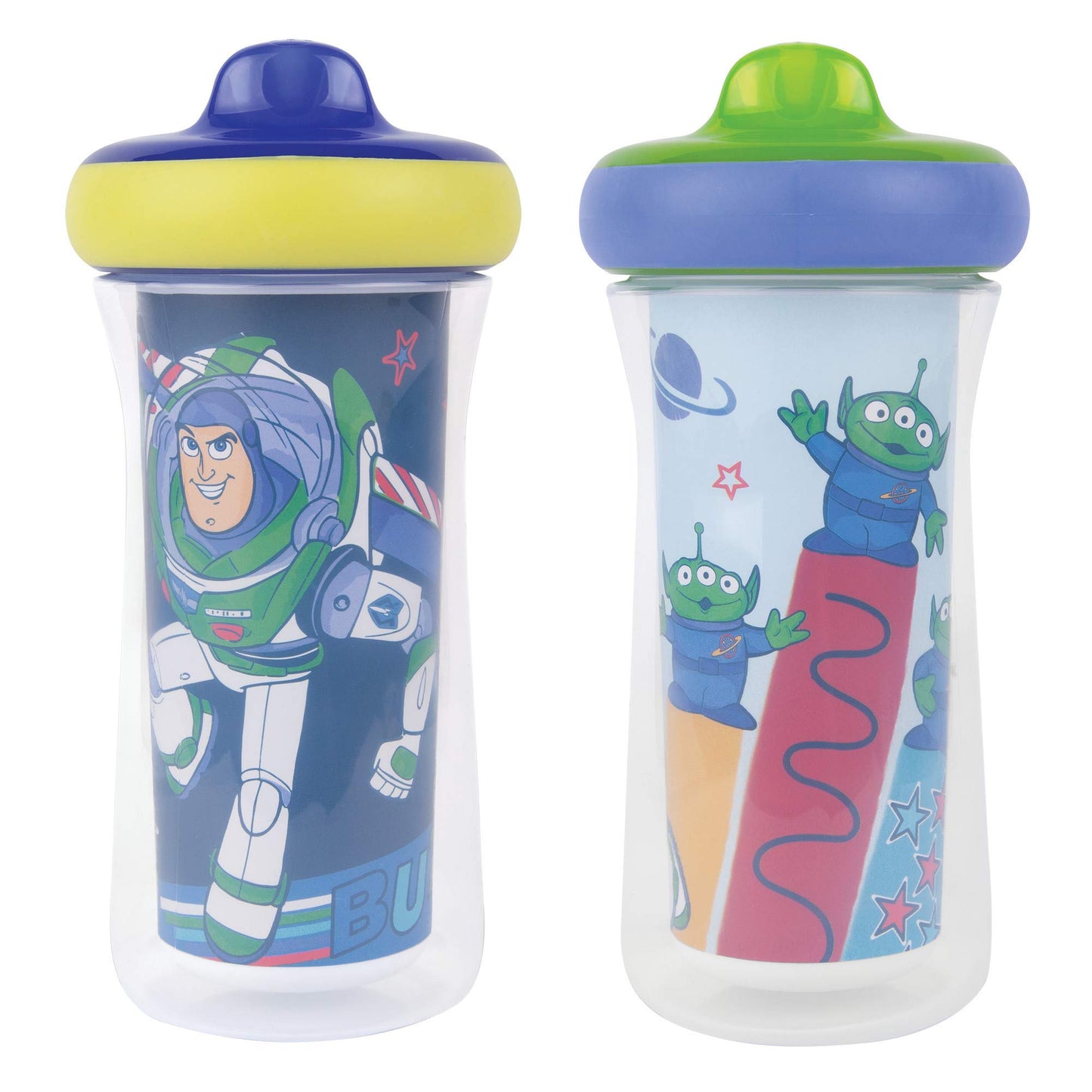 The First Years Disney/Pixar Toy Story Kids Insulated Sippy Cups - Dishwasher Safe Spill Proof Toddler Cups - Ages 12 Months And